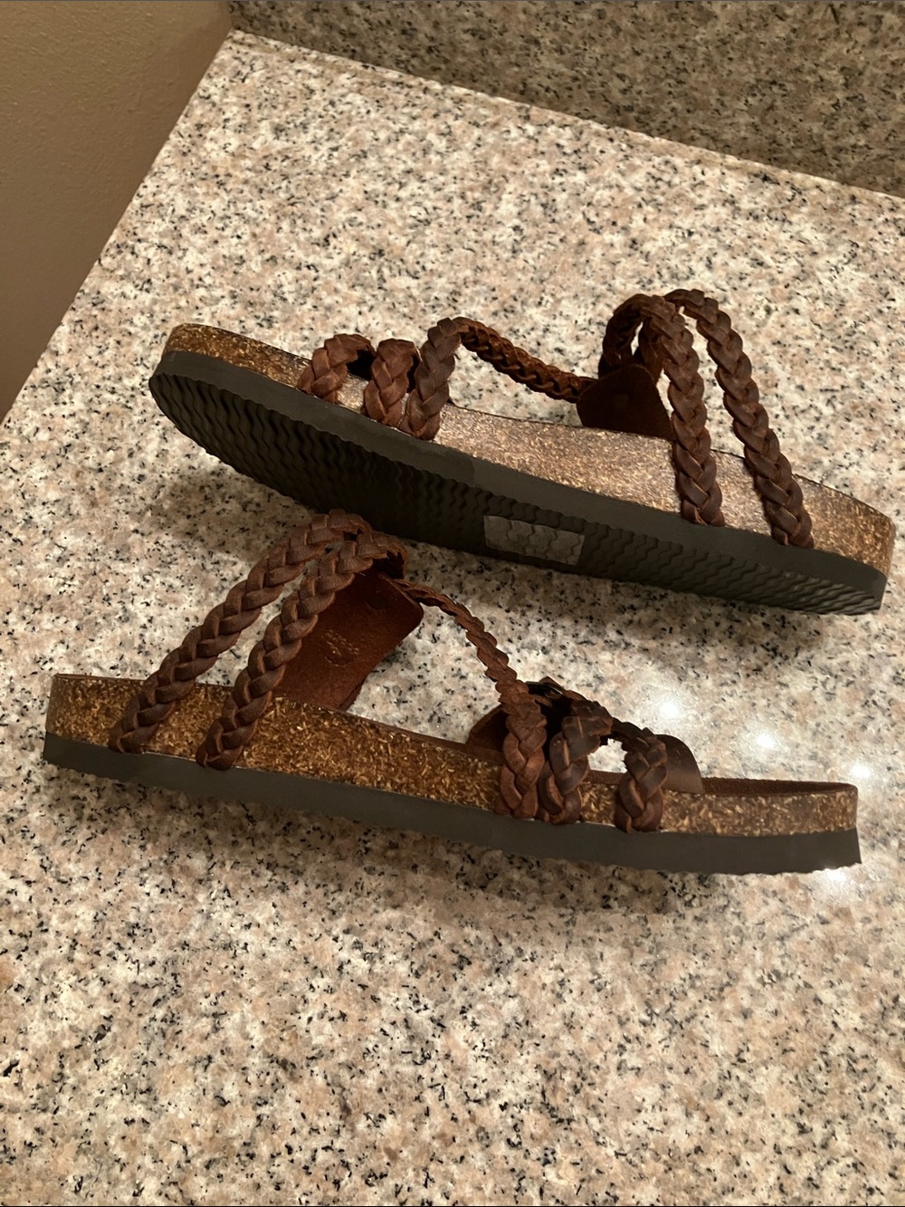 Strappy Leather Sandals - Picture 2 of 3